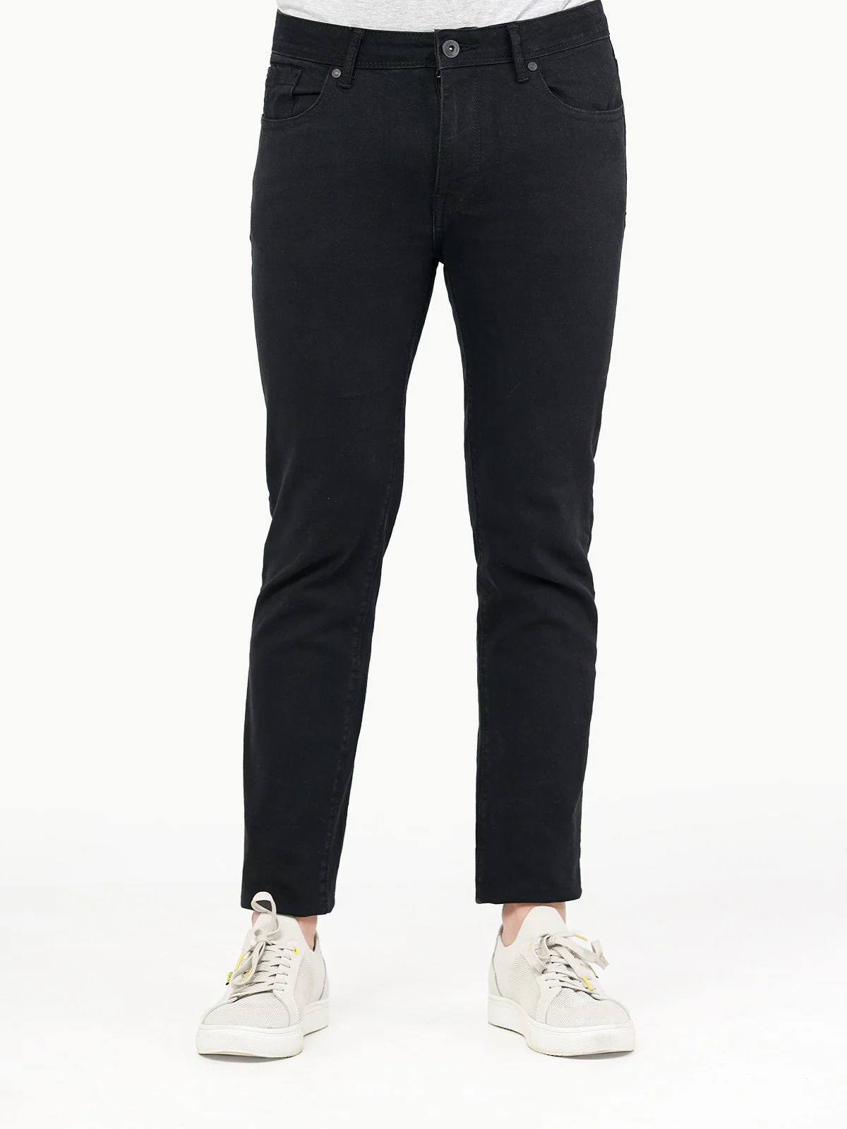 Luxury Black Denim Pant. - PALM STITCH